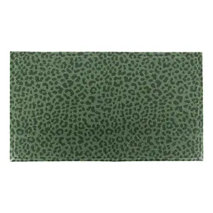 Green Leopard Doormat (70 x 40cm)