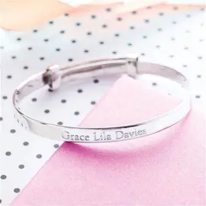 Child's Sterling Silver Christening Bangle