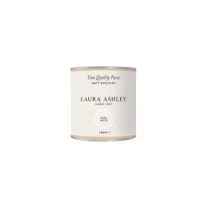 Laura Ashley Pure White Matt Emulsion paint, 100ml