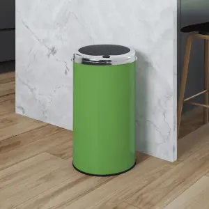 Inmotion 30L Fern Green Stainless Steel Kitchen Waste Dust Bin