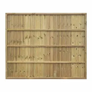 Grange Superior Closeboard Vertical Panel - Timber - L4 x W182.8 x H150 cm