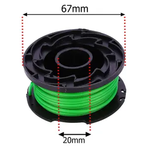 SPARES2GO Spool & Line Refill for Craftsman CMCST910 Grass Strimmer Trimmer