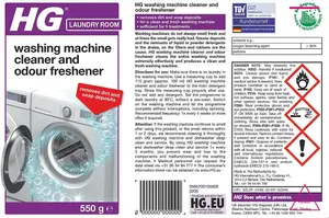 HG Washing Machine Cleaner & Odour Freshener 550g