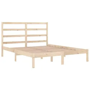 Berkfield Bed Frame Solid Wood Pine 120x200 cm