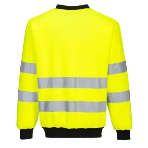 Portwest PW2 Hi-Vis Crewneck Sweatshirt