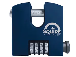 Squire SHCB65 Stronghold Re-Codable 4-Wheel Padlock for Enhanced Security and Versatility