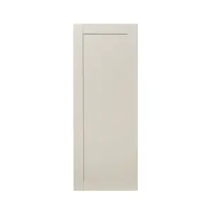 GoodHome Verbena Painted natural ash Matt cashmere Shaker Larder Cabinet door (W)500mm (H)1287mm (T)20mm