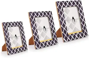 Penguin Home Photo Frame Criss - Cross Design