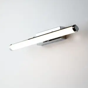 Polished Chrome Adjustable 5W LED Bathroom Wall Light