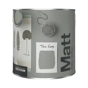 Rust-Oleum Washable Matt Wall Paint - Tea Leaf 2.5L