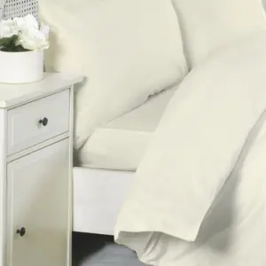 Egyptian Cotton Duvet Cover Set 200 Thread Count Single