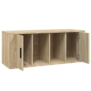 Berkfield TV Cabinet Sonoma Oak 100x35x40 cm Engineered Wood