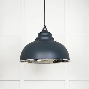 Smooth Nickel Harborne Pendant in Soot