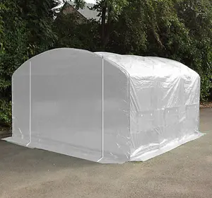 4m x 3.5m (13' x 11.5' approx) Pro Max White Poly Tunnel