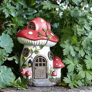 Solar Mushroom LED Fairy Garden Ornament