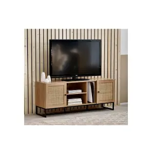 Natural Stylish Rattan TV Unit