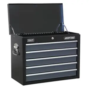 Sealey Tool Chest Combo 16 Drawer & 420 Pieces Tool Kit Black/Grey AP35TBCOMBO