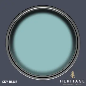 Dulux Trade Heritage Sky Blue Velvet matt Wall paint, 2.5L