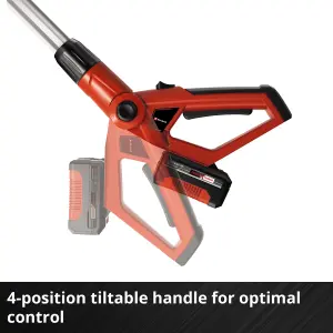 Einhell High Reach Hedge Trimmer 18V With Harness Adjustable Height Power X-Change GE-HH 18/45 Li T Solo - Body Only