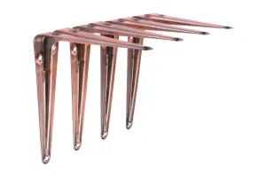 London Shelf Bracket 125X150mm Antique Copper (Pack Of 4)