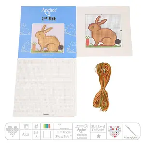 Counted Cross Stitch Kit 1st Kit Rabbit Anchor