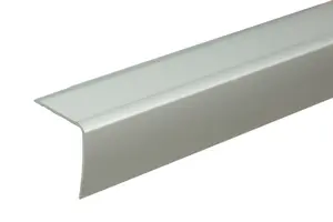 Anodised aluminium anti non slip stair edge nosing trim 900mm x 35mm x 35mm A41 silver