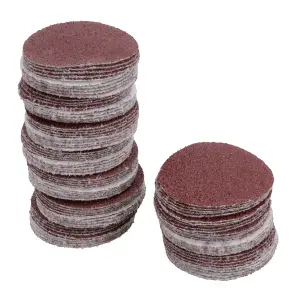 Hook/Loop DA Sanding Grinding Abrasive Pad 40 Grit Discs 2" / 50mm 100 Pack