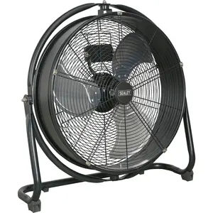 20" Industrial High Velocity Orbital Drum Fan - 3 Speed - 360 Degree Tilt