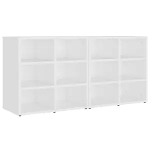 Berkfield Shoe Cabinets 2 pcs White 52.5x30x50 cm