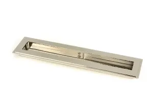 From The Anvil Polished Nickel 250mm Art Deco Rectangular Pull