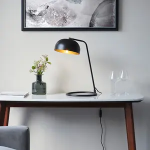 Luminosa Brair New Task Table Lamp Matt Black