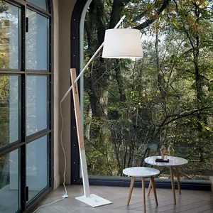 Luminosa Eminent 1 Light Floor Lamp White