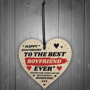 Funny Joke Anniversary Gift For Best Boyfriend Rude Gift For Him Humour Heart