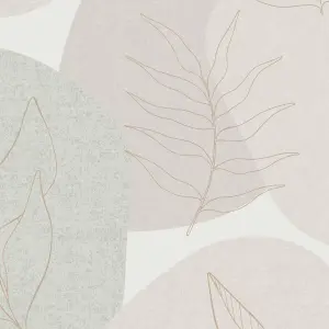 Fresco Reflection Sage Leaf Wallpaper