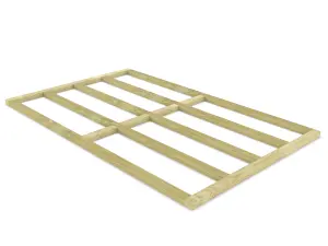 Wooden shed bases 10x6 (W-295cm x D-182cm), made of 38mm x 63mm