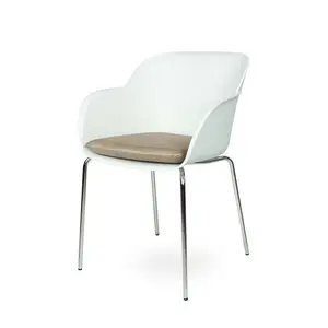 Liara Dining Chair Charcoal / Chrome