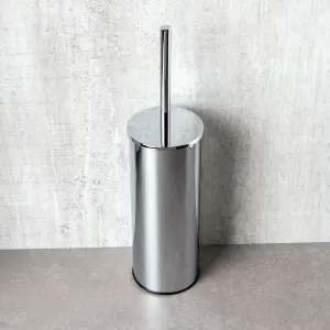 Ronda Round Chrome Toilet Brush & Holder