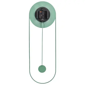 Wall Clock SALVAN Metal Light Green