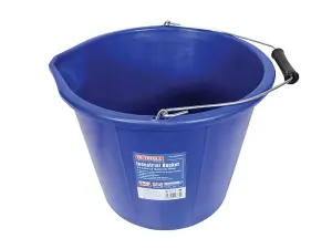 Faithfull Builder's Industrial Bucket 14 litre (3 gallon) - Blue FAI3GBUCKIN