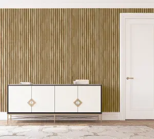 Arthouse Wood Slats Natural Wallpaper