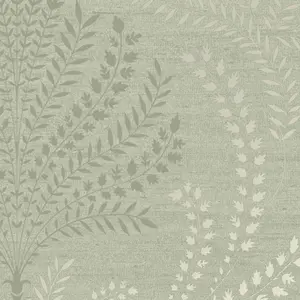 Superfresco Easy Whispy Sage Damask Smooth Wallpaper