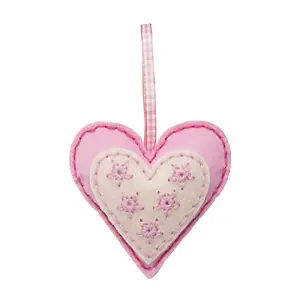 FELT KIT HEART - Felt Decoration Kit: Heart - Trimits