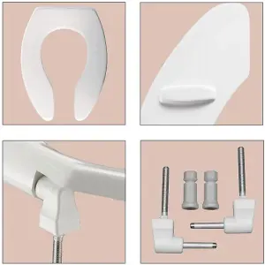 Bemis Commercial open U shape toilet seat