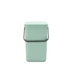 Brabantia Sort & Go Standard Jade Green Plastic Recycling bin - 25L Freestanding