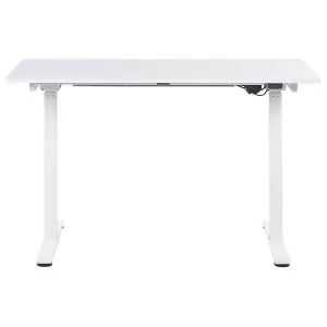 Adjustable Desk Electric White GRIFTON