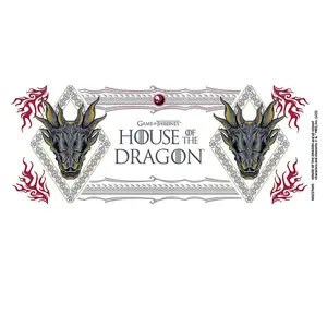 House Of The Dragon Ornate Mug White/Black/Red (One Size)