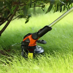 Yard Force ET U25 350W Corded Grass Trimmer and Edger with 25cm cutting width and auto line feed