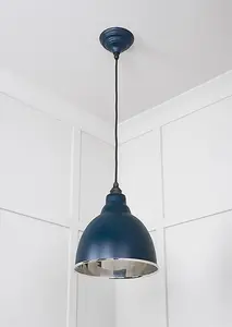 Smooth Nickel Brindley Pendant in Dusk