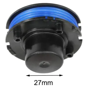 SPARES2GO Spool Line and Cover compatible with Challenge GT2317 250w Strimmer Trimmer (4m, 1.5mm)