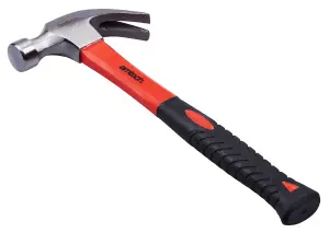 Amtech A0250 16oz (450g) Claw hammer with fibreglass shaft